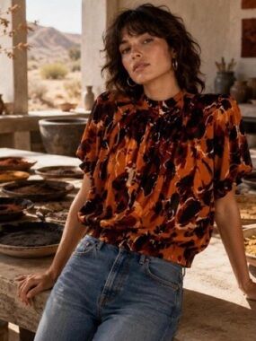 NWT- Worthington Women's Chic Blouse